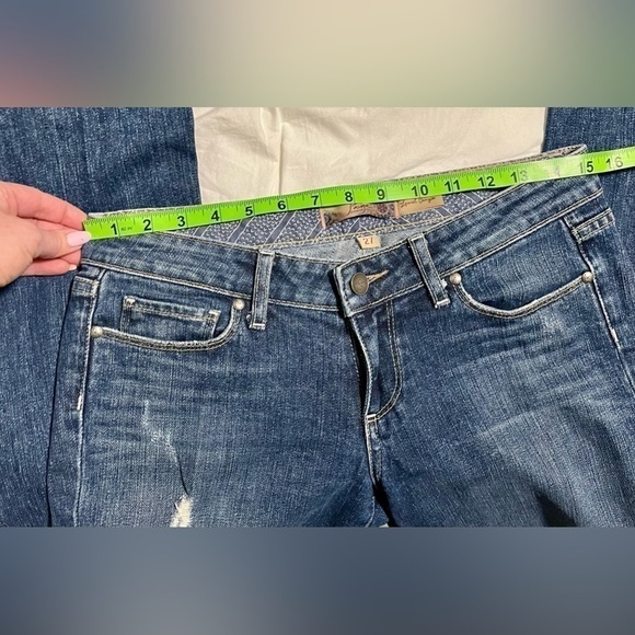 PAIGE Laurel Canyon Low Rise Bootcut Jeans Size 27 Y2K - Picture 13 of 15